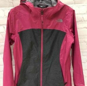 Girl's The North Face Hot Pink/Grey Windbreaker Jacket Size Large
